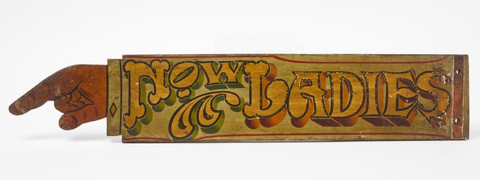 Pointing Hand Sign - Now Ladies