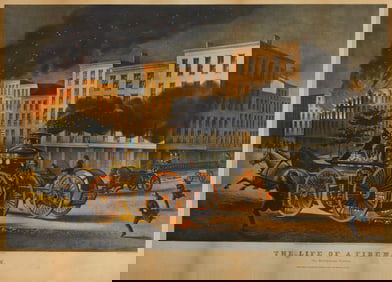 Currier and Ives - The Life of a Fireman