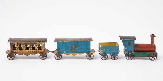 Early Tin Lithograph Toy Train