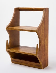 Grain Painted Wall Shelf