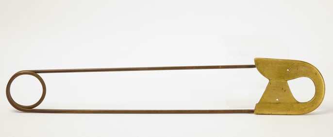 Highton Bronze Oversized Safety Pin