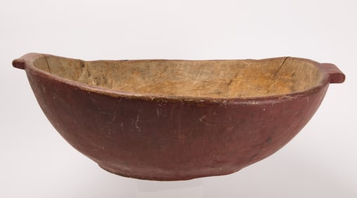 Exceptional Carved and Painted Bowl