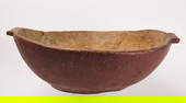 Exceptional Carved and Painted Bowl