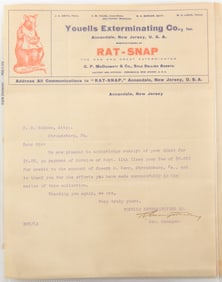 Nine Binders of Antique Bill and Letter Heads