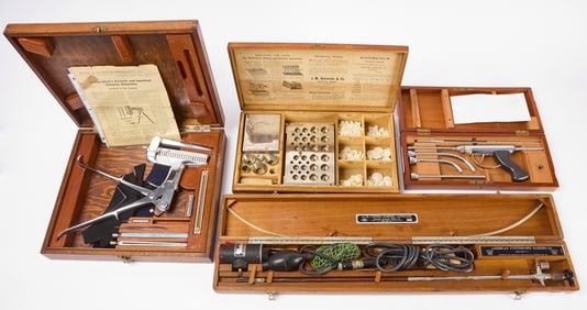 19th and 20th Century Boxed Medical Apparatus