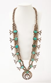 Native American Squash Blossom Necklace