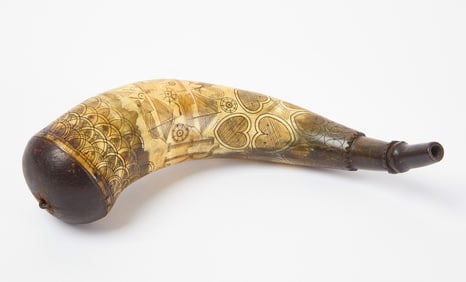 Engraved Powder Horn