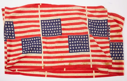 Uncut 46-Star American Flags