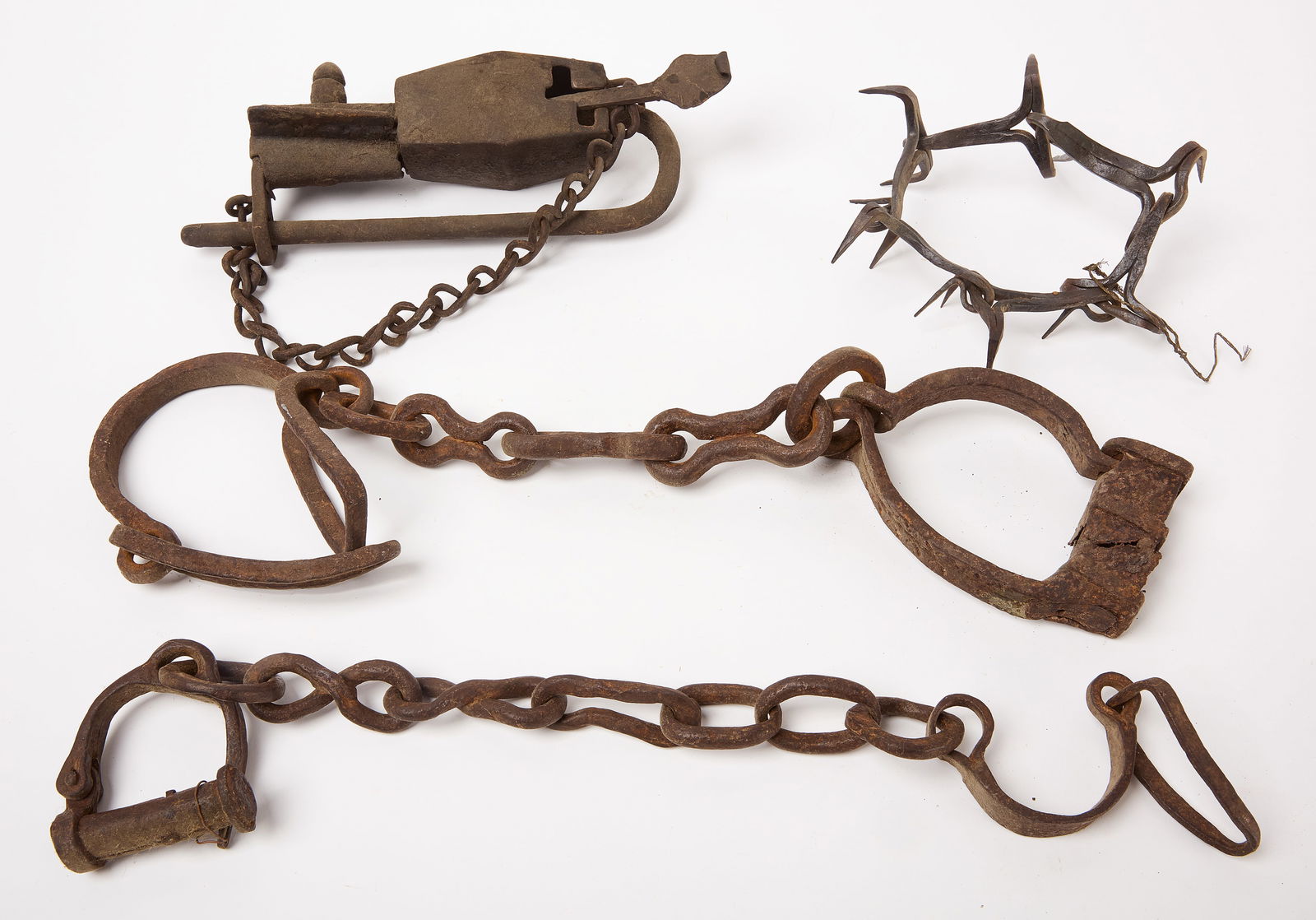 Group of Early Slave Shackles (1 of 4)