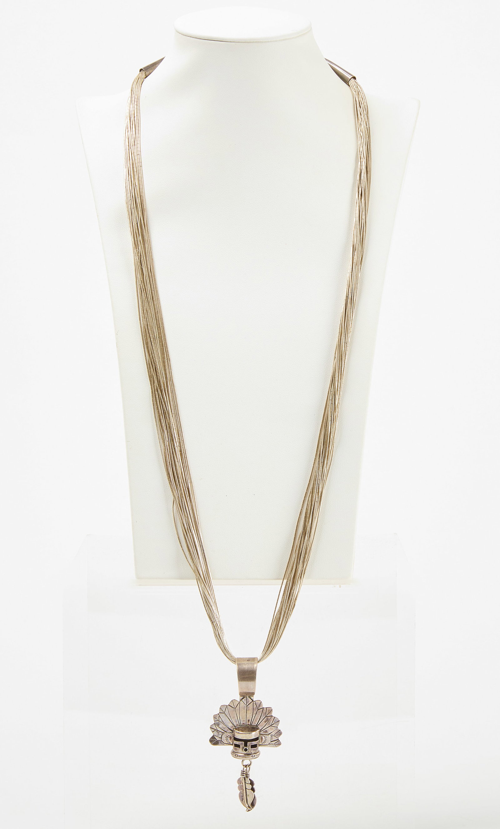 Native Liquid Silver Necklace (1 of 3)