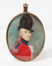 Samuel Andrews (1767-1807)- Portrait Miniature of an East India Company Officer