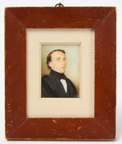 Sarah Goodridge (American 1788-1853)- Portrait Miniature of a Gentleman