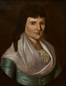 Richard Jennys (1734-1809)- Portrait of Betty (Ferriss) Bostwick