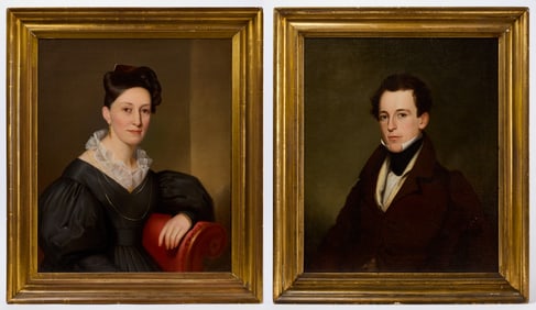 John Beale Bordley (1800-1882)- Pair of Portraits