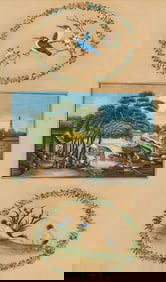 Tinqua (1809-1870)- China Trade Canal Scene Near Canton