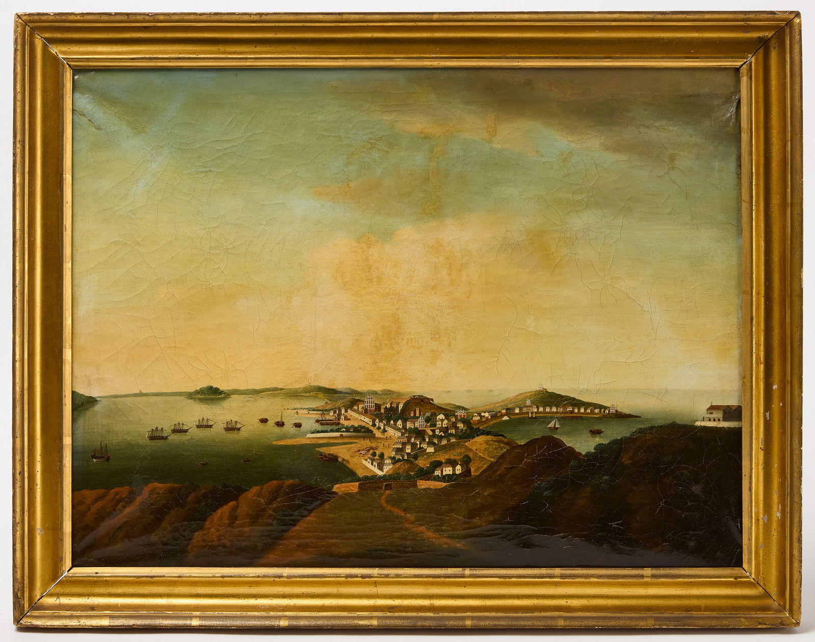 Macao: A Panoramic View Along the Peninsula from Penha Hill (1 of 4)