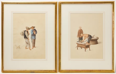 A Pair of Chinese Street Professions