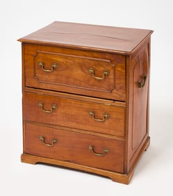 Three-Drawer Hardwood Commode