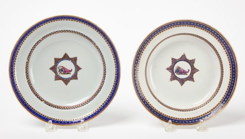 Pair of Chinese Export Dishes
