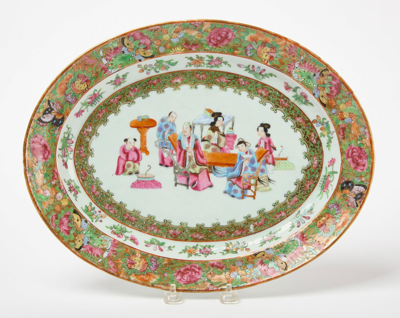 Rose Canton Oval Serving Platter (1 of 5)