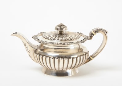 China Trade Silver Teapot
