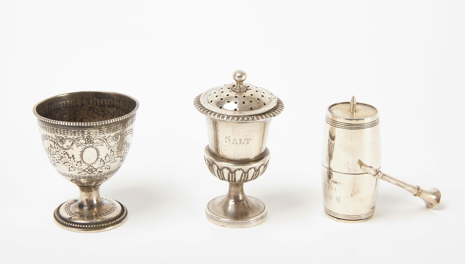 Three China Trade Silver Items (1 of 4)