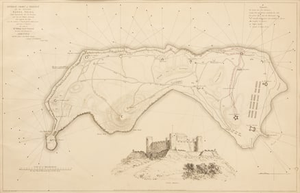 M. Graham- General Chart of Defense for the Island of Banda Neira