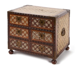 Inlaid Rosewood Table-Cabinet