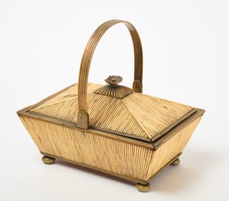 Sandlewood Covered Work Box