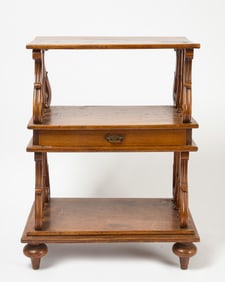 Anglo Indian Teak Wood Neoclassical Etagere