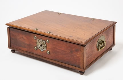 Dutch-Colonial Amboyna Wood V.O.C. Chest