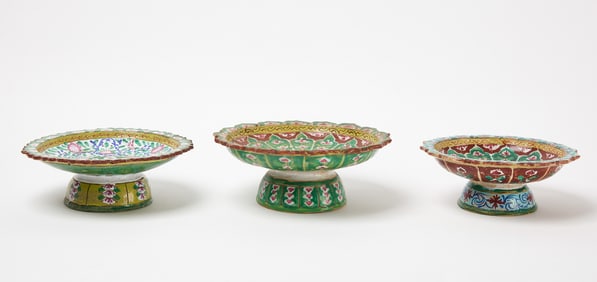 Three Large Stem Plates