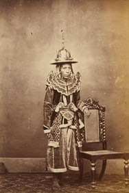 J. Jackson- Albumen Print Photograph of a Burmese Official