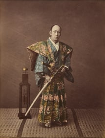 Kusakabe Kimbei- Portrait of a Samurai
