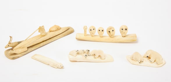 Five Bone Figure Groups