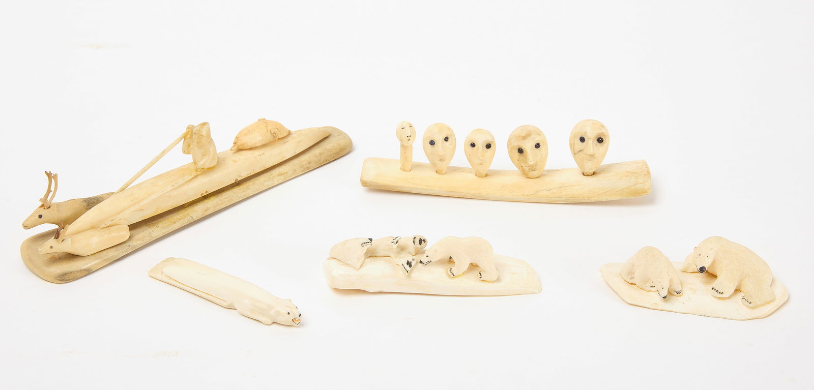 Five Bone Figure Groups