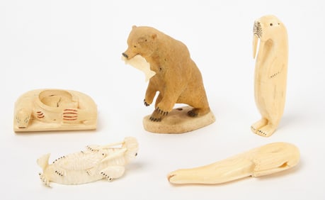 Group of Bone Figures