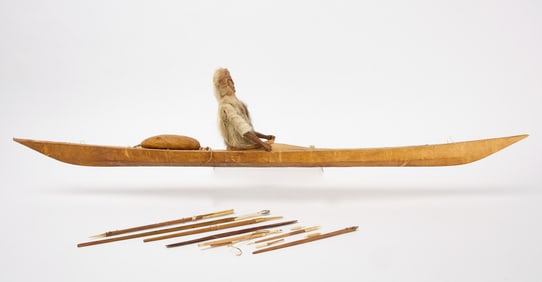 Alleut Eskimo Kayak Model