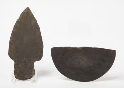 Whaling Stone Spear Head and Blade