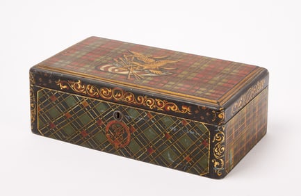 Patriotic Paint Decorated Box