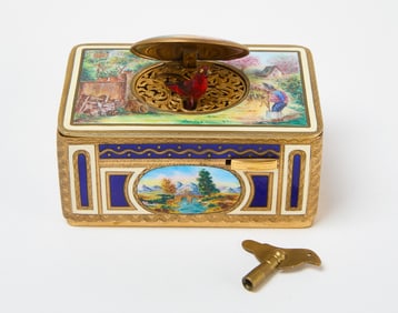 Singing Bird Automaton Music Box