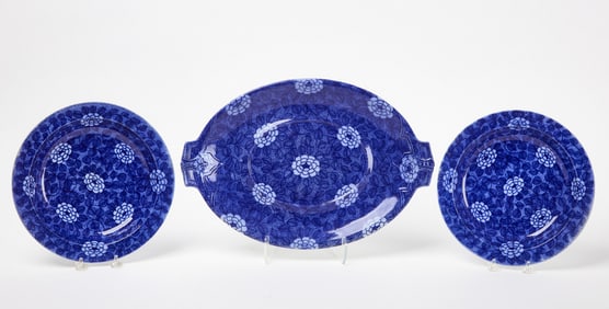 Group of Canton Porcelain Plates
