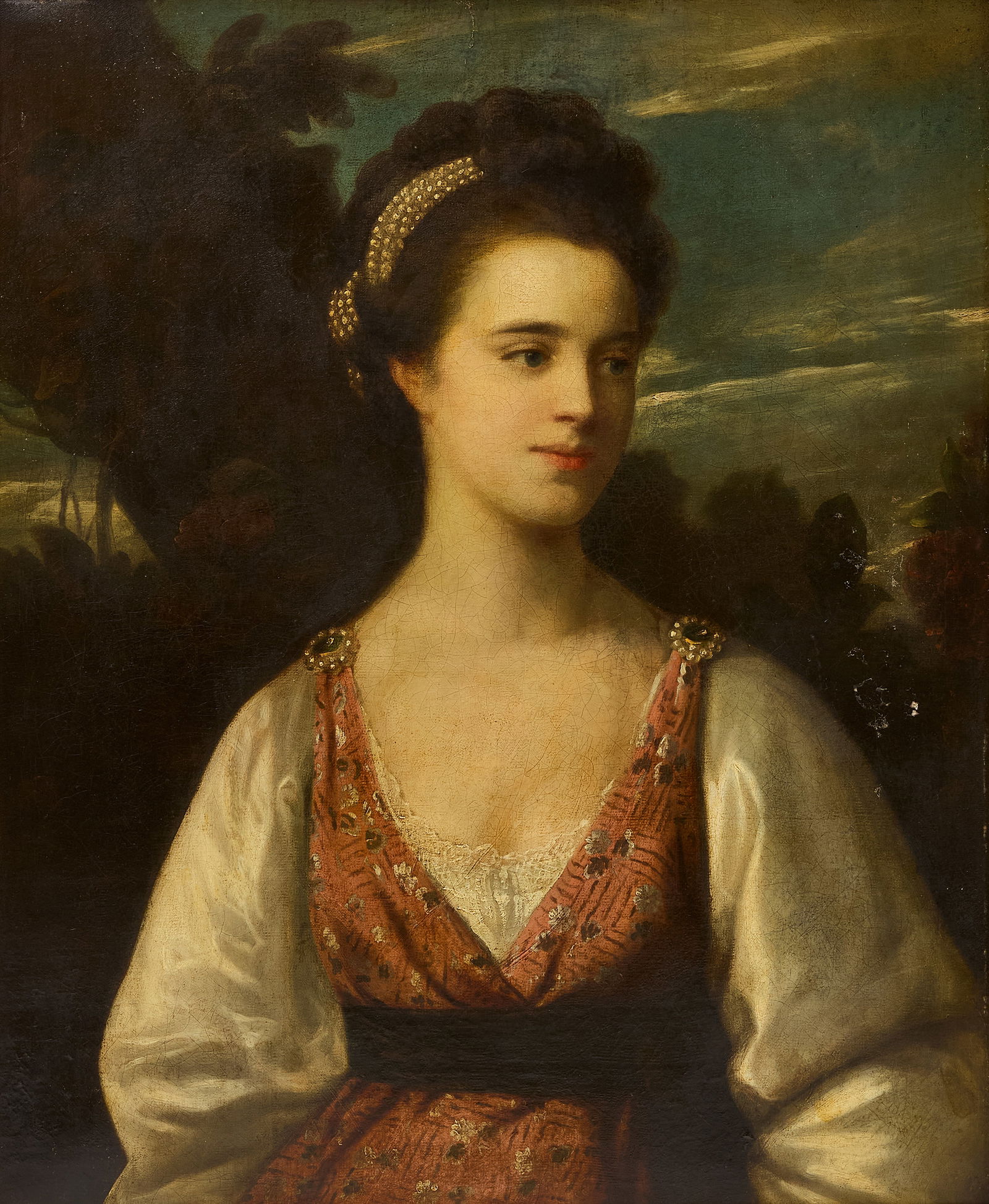 Nathaniel Hone - Portrait of Miss Nicholson (1 of 6)