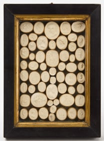 Framed Collection of Grand Tour Intaglio Seals