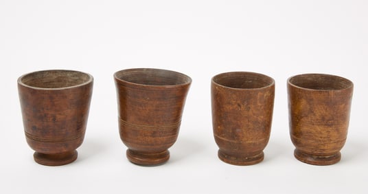 Four Early Treen Cups