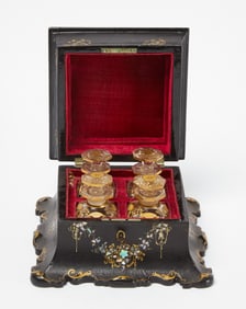 Papier Mache Perfumer's Caddy