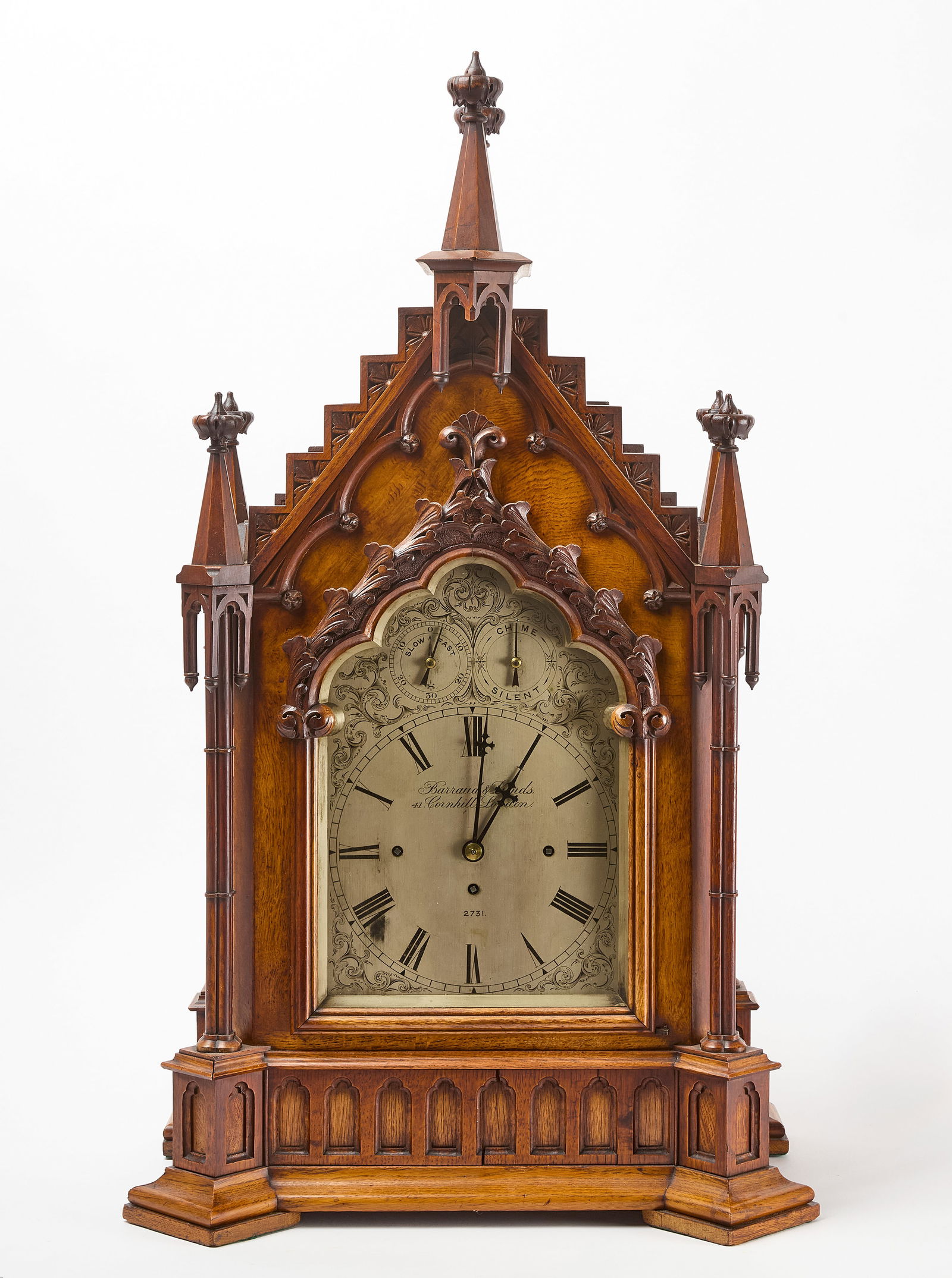 Barraud & Lunds - Gothic Style Bracket Clock (1 of 8)