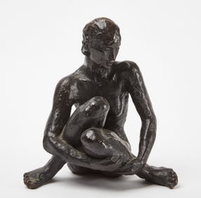 Bronze of a Seated Lady