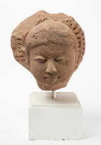 Burmese Sandstone Head