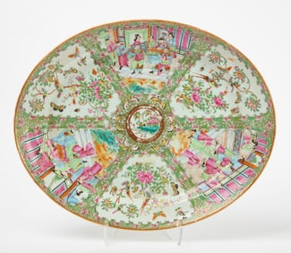Large Rose Medallion Platter